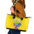 Custom Ecuador Independence Day Leather Tote Bag Andean Condor With Coat Of Arms - Wonder Print Shop