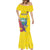 Custom Ecuador Independence Day Mermaid Dress Andean Condor With Coat Of Arms - Wonder Print Shop