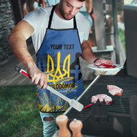 Personalized Holodomor Memorial Day Apron Ukrainian Trident And Wheat Remembrance - Wonder Print Shop