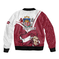 Personalized Latvia Independence Day Bomber Jacket 18th November 1918 - Wonder Print Shop