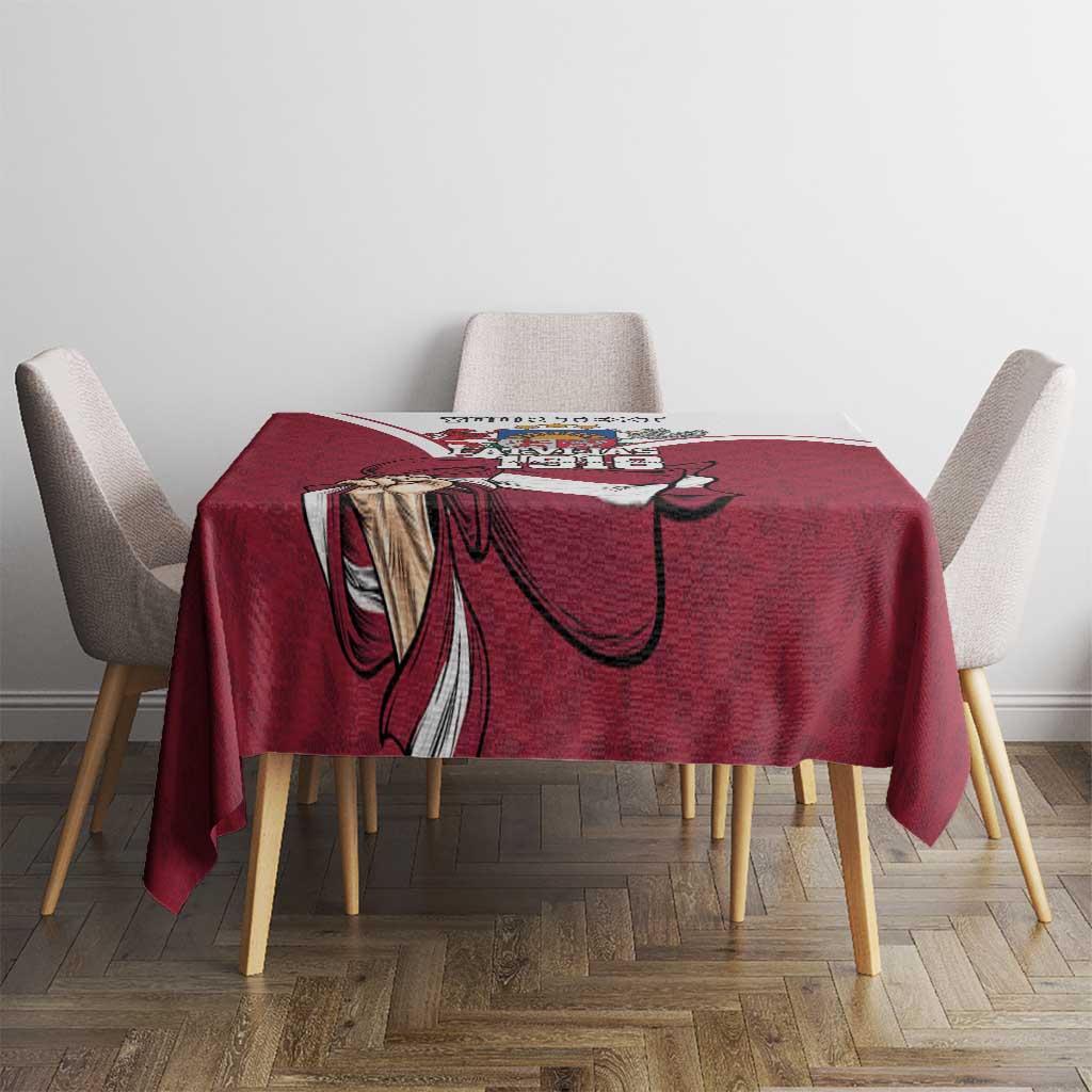Personalized Latvia Independence Day Tablecloth 18th November 1918 - Wonder Print Shop