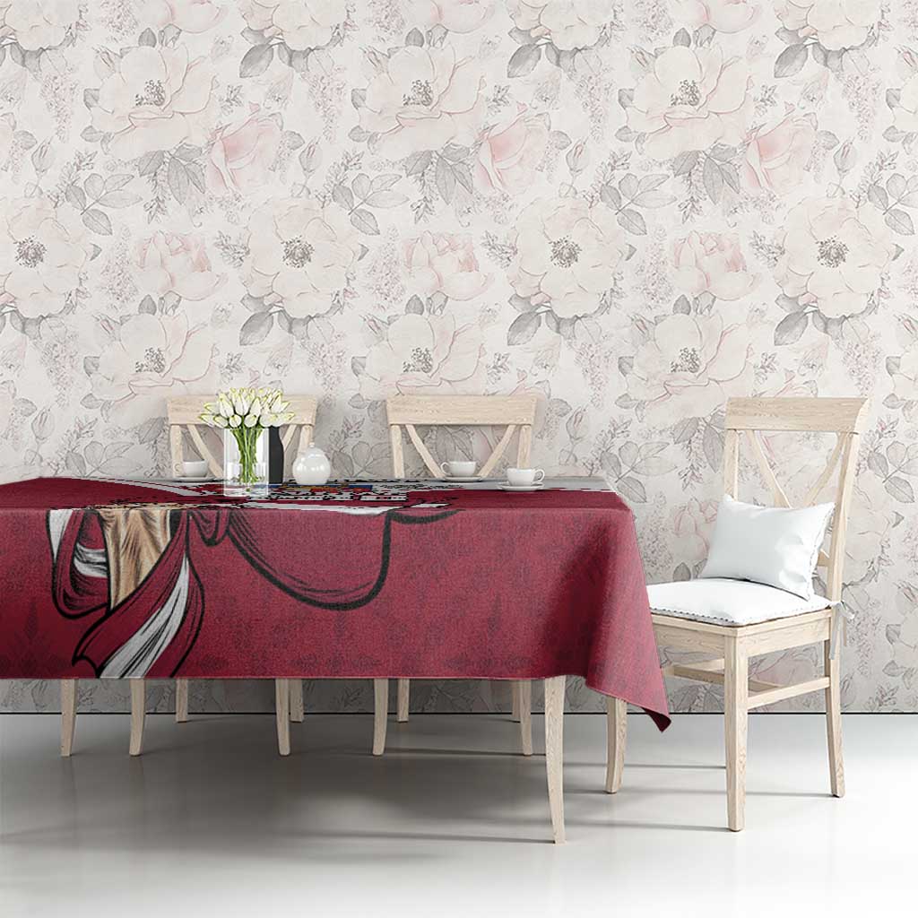 Personalized Latvia Independence Day Tablecloth 18th November 1918 - Wonder Print Shop