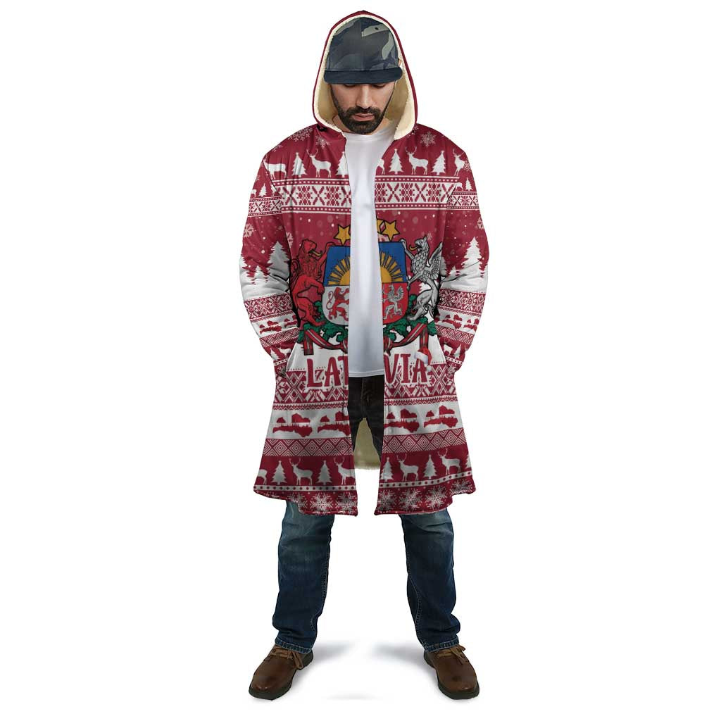 Latvia Christmas Cloak Priecigus Ziemassvetkus - Wonder Print Shop
