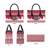 Latvia Christmas Leather Bag Priecigus Ziemassvetkus - Wonder Print Shop