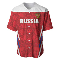 Custom Russia Football Baseball Jersey Red Eagle Spirit - Wonder Print Shop