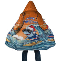Cape Verde Christmas Cloak Shark Surfing Holiday Beach Style - Wonder Print Shop
