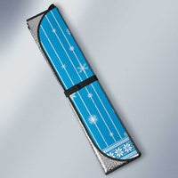 Luxembourg Christmas Auto Sun Shade Schei Chreschtdeeg Xmas Pattern - Wonder Print Shop