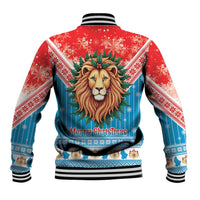 Luxembourg Christmas Baseball Jacket Schei Chreschtdeeg Xmas Pattern - Wonder Print Shop