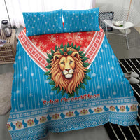 Luxembourg Christmas Bedding Set Schei Chreschtdeeg Xmas Pattern - Wonder Print Shop