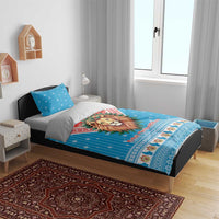 Luxembourg Christmas Bedding Set Schei Chreschtdeeg Xmas Pattern - Wonder Print Shop