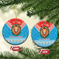 Luxembourg Christmas Ceramic Ornament Schei Chreschtdeeg Xmas Pattern - Wonder Print Shop