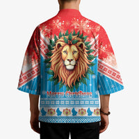 Luxembourg Christmas Kimono Schei Chreschtdeeg Xmas Pattern - Wonder Print Shop