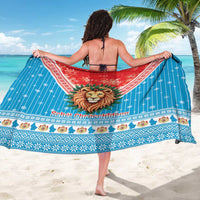 Luxembourg Christmas Sarong Schei Chreschtdeeg Xmas Pattern - Wonder Print Shop
