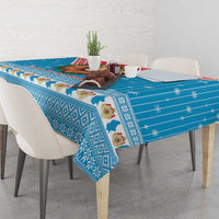 Luxembourg Christmas Tablecloth Schei Chreschtdeeg Xmas Pattern - Wonder Print Shop