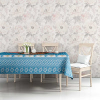 Luxembourg Christmas Tablecloth Schei Chreschtdeeg Xmas Pattern - Wonder Print Shop