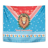 Luxembourg Christmas Tapestry Schei Chreschtdeeg Xmas Pattern - Wonder Print Shop
