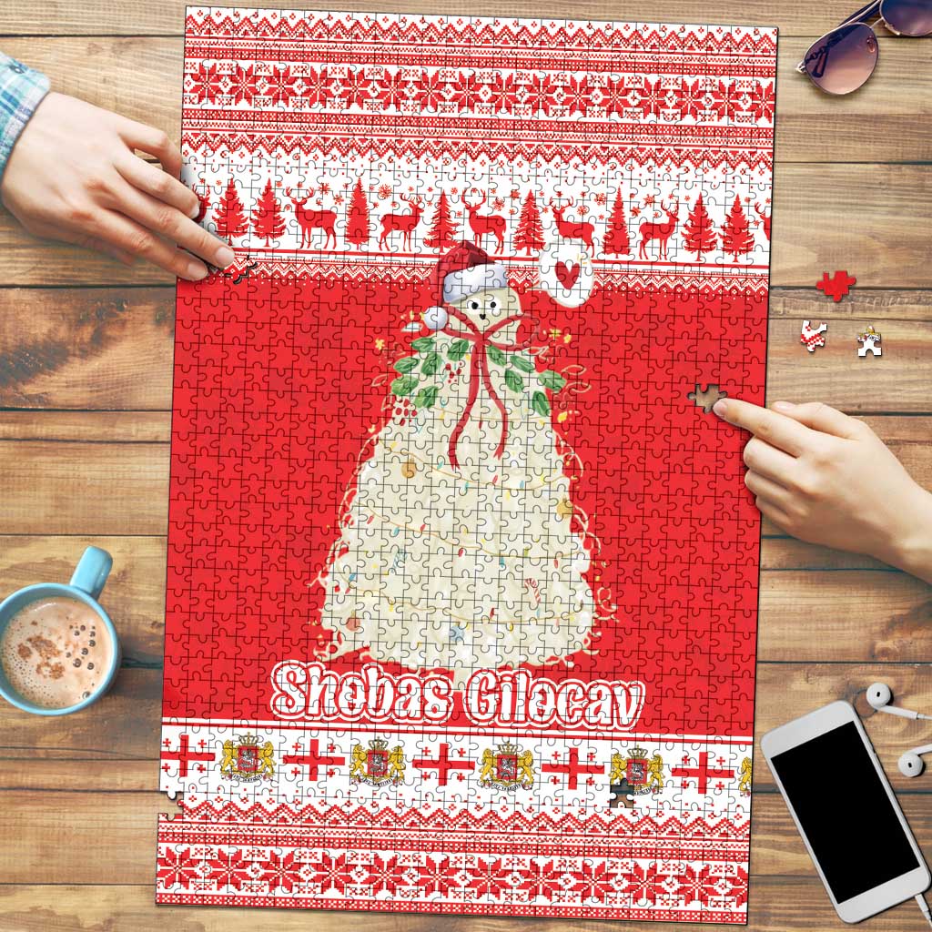 Georgia Christmas Chichilaki Puzzle Celebrate Georgian Tradition - Wonder Print Shop