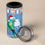 Guatemala Christmas 4 in 1 Can Cooler Tumbler Resplendent Queztal Libre Crezca Fecundo - Wonder Print Shop