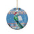 Guatemala Christmas Ceramic Ornament Resplendent Queztal Libre Crezca Fecundo - Wonder Print Shop