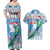 Guatemala Christmas Couples Matching Off Shoulder Maxi Dress and Hawaiian Shirt Resplendent Queztal Libre Crezca Fecundo - Wonder Print Shop