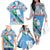 Guatemala Christmas Family Matching Off The Shoulder Long Sleeve Dress and Hawaiian Shirt Resplendent Queztal Libre Crezca Fecundo - Wonder Print Shop