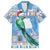 Guatemala Christmas Family Matching Off Shoulder Short Dress and Hawaiian Shirt Resplendent Queztal Libre Crezca Fecundo - Wonder Print Shop