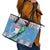 Guatemala Christmas Leather Tote Bag Resplendent Queztal Libre Crezca Fecundo - Wonder Print Shop