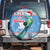 Guatemala Christmas Spare Tire Cover Resplendent Queztal Libre Crezca Fecundo - Wonder Print Shop