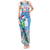 Guatemala Christmas Tank Maxi Dress Resplendent Queztal Libre Crezca Fecundo - Wonder Print Shop