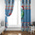 Guatemala Christmas Window Curtain Resplendent Queztal Libre Crezca Fecundo - Wonder Print Shop