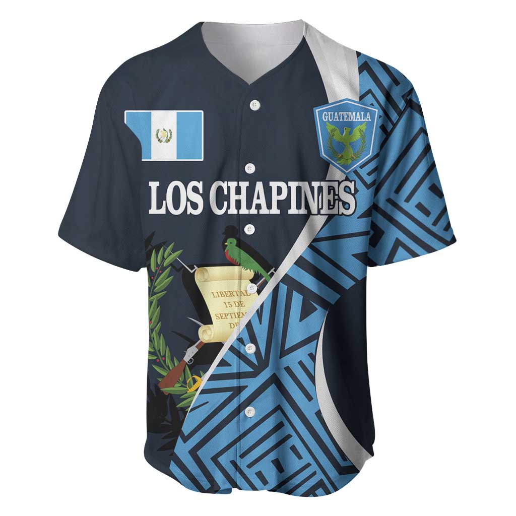 Custom Guatemala Football Baseball Jersey Los Chapines Go Champion - Wonder Print Shop