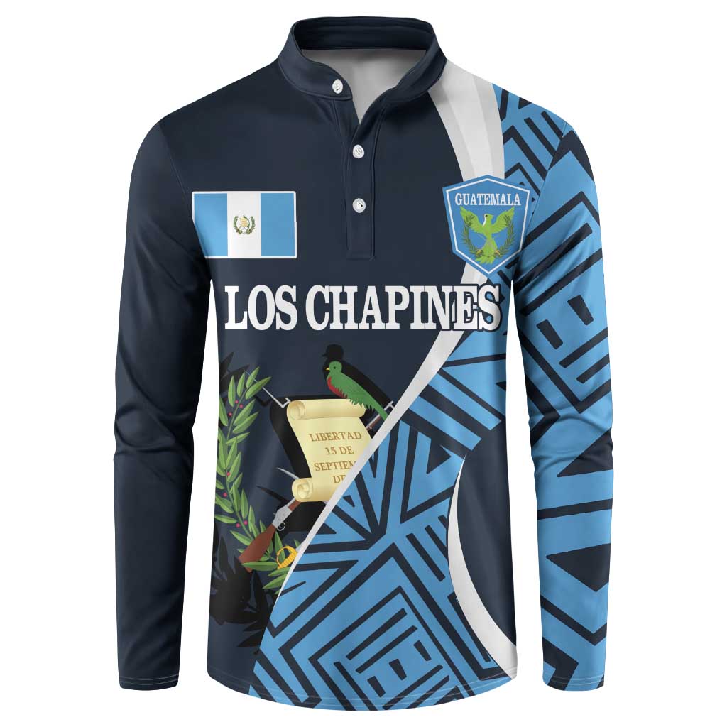 Custom Guatemala Football Button Sweatshirt Los Chapines Go Champion - Wonder Print Shop