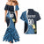 Custom Guatemala Football Couples Matching Mermaid Dress and Hawaiian Shirt Los Chapines Go Champion - Wonder Print Shop