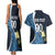 Custom Guatemala Football Couples Matching Tank Maxi Dress and Hawaiian Shirt Los Chapines Go Champion - Wonder Print Shop