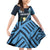 Custom Guatemala Football Family Matching Off Shoulder Short Dress and Hawaiian Shirt Los Chapines Go Champion - Wonder Print Shop