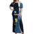 Custom Guatemala Football Off Shoulder Maxi Dress Los Chapines Go Champion - Wonder Print Shop