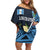 Custom Guatemala Football Off Shoulder Short Dress Los Chapines Go Champion - Wonder Print Shop