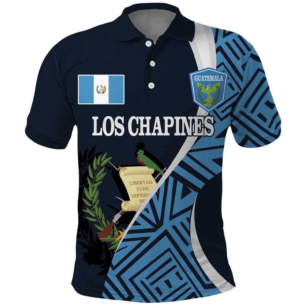 Custom Guatemala Football Polo Shirt Los Chapines Go Champion - Wonder Print Shop