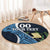 Custom Guatemala Football Round Carpet Los Chapines Go Champion