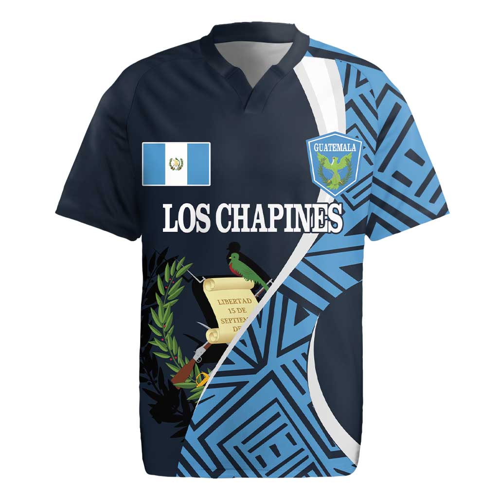 Custom Guatemala Football Rugby Jersey Los Chapines Go Champion - Wonder Print Shop