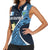 Custom Guatemala Football Women Sleeveless Polo Shirt Los Chapines Go Champion - Wonder Print Shop