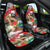 Christmas Costa Rica Car Seat Cover A Cheerful Sloth Wearing a Santa Hat - Wonder Print Shop