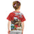 Christmas Costa Rica Kid T Shirt A Cheerful Sloth Wearing a Santa Hat - Wonder Print Shop