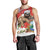 Christmas Costa Rica Men Tank Top A Cheerful Sloth Wearing a Santa Hat - Wonder Print Shop