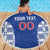 Custom Moldova Football Beach Blanket Tricolorii Tree Of Life Blue Version - Wonder Print Shop