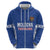 Custom Moldova Football Hoodie Tricolorii Tree Of Life Blue Version - Wonder Print Shop