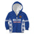 Custom Moldova Football Kid Hoodie Tricolorii Tree Of Life Blue Version - Wonder Print Shop