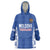 Custom Moldova Football Wearable Blanket Hoodie Tricolorii Tree Of Life Blue Version - Wonder Print Shop