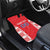 Custom Moldova Football Car Mats Tricolorii Tree Of Life Red Version - Wonder Print Shop