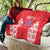 Custom Moldova Football Quilt Tricolorii Tree Of Life Red Version - Wonder Print Shop